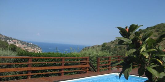Porto S. Stefano Casale tipico toscano con piscina e vista mare