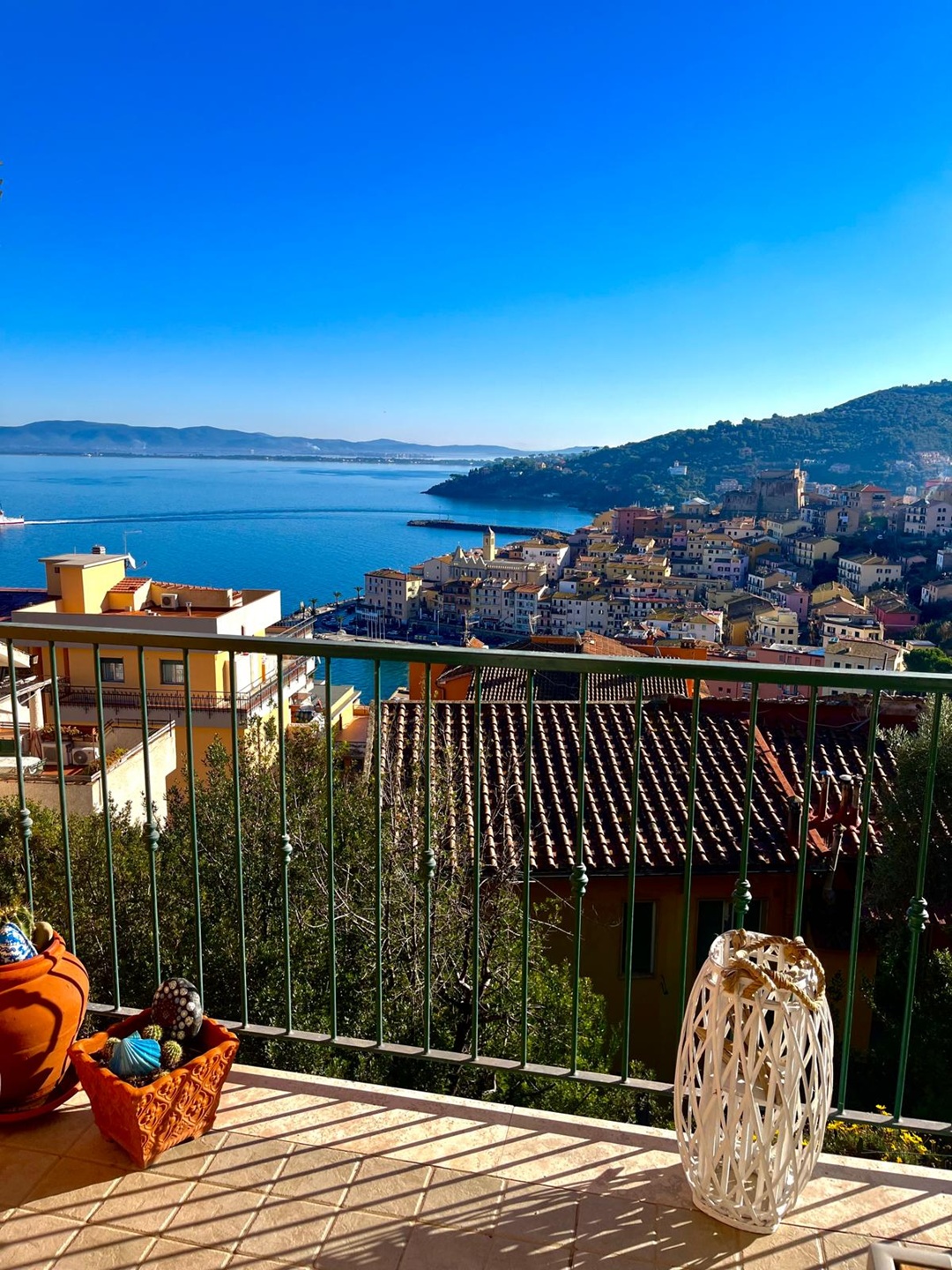 Porto S. Stefano – Appartamento centrale con terrazza vista mare e garage