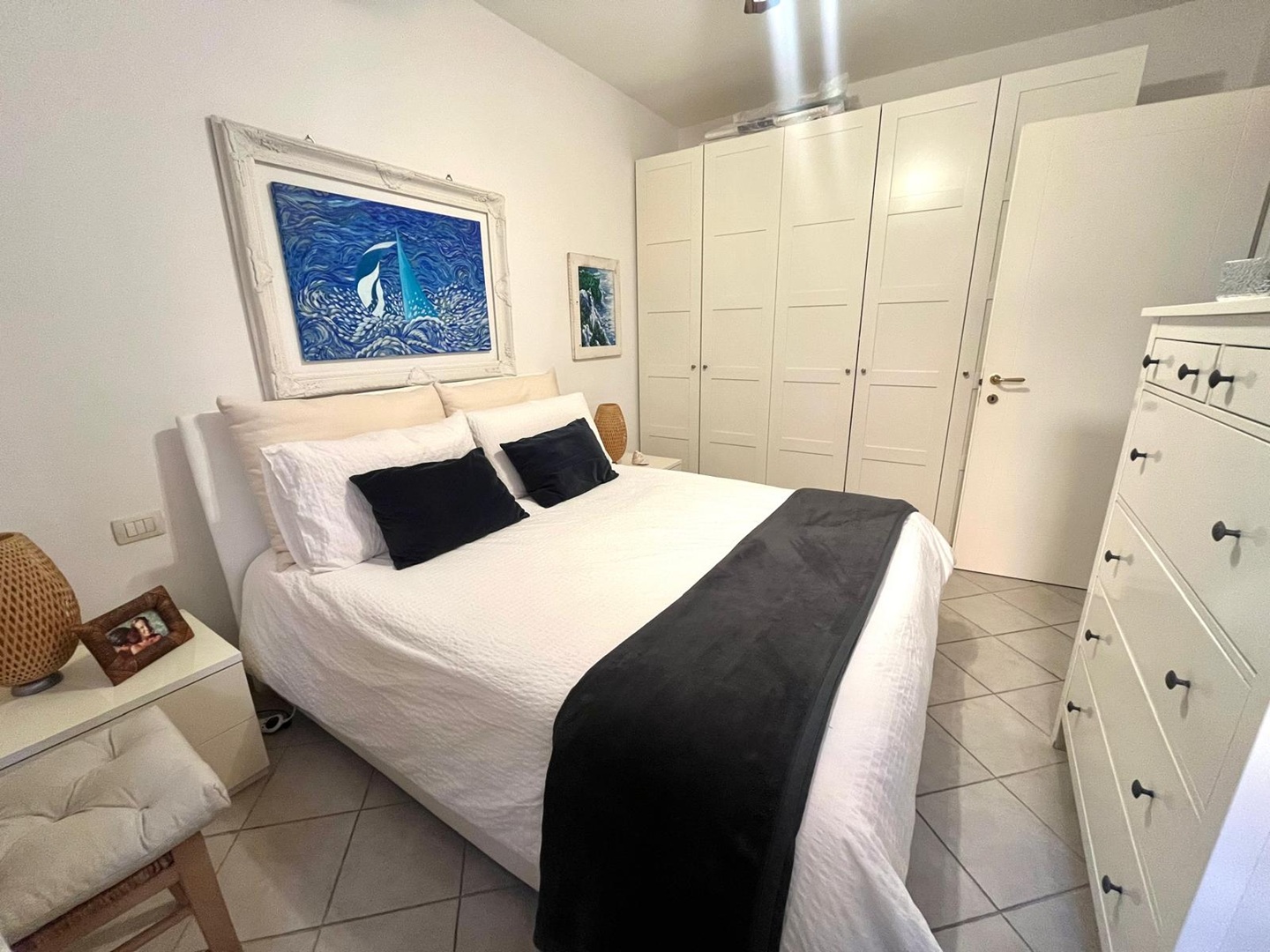 Porto S. Stefano – Appartamento centrale con terrazza vista mare e garage