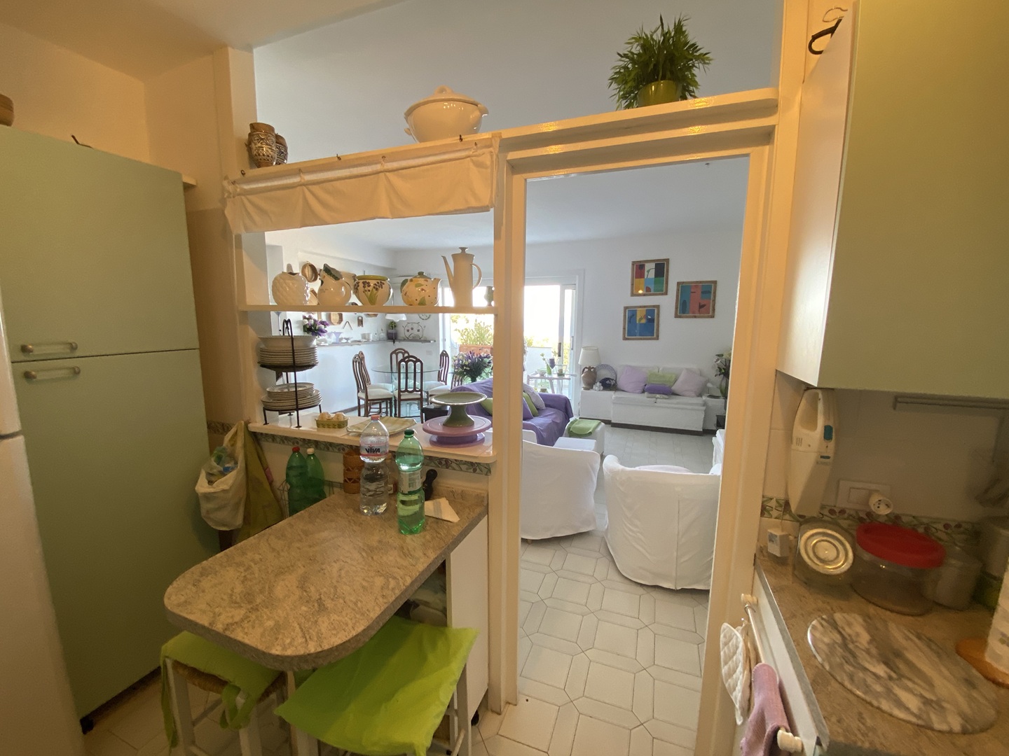 Porto S. Stefano Residence Le Rampe elegante appartamento con terrazza vista mare e posto auto